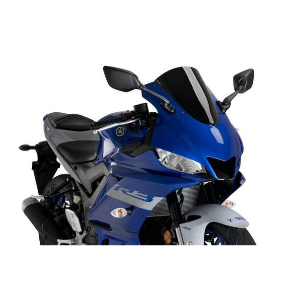 Puig Puig r-racer screen | black (opaque) | yamaha yzf-r3 2019>current